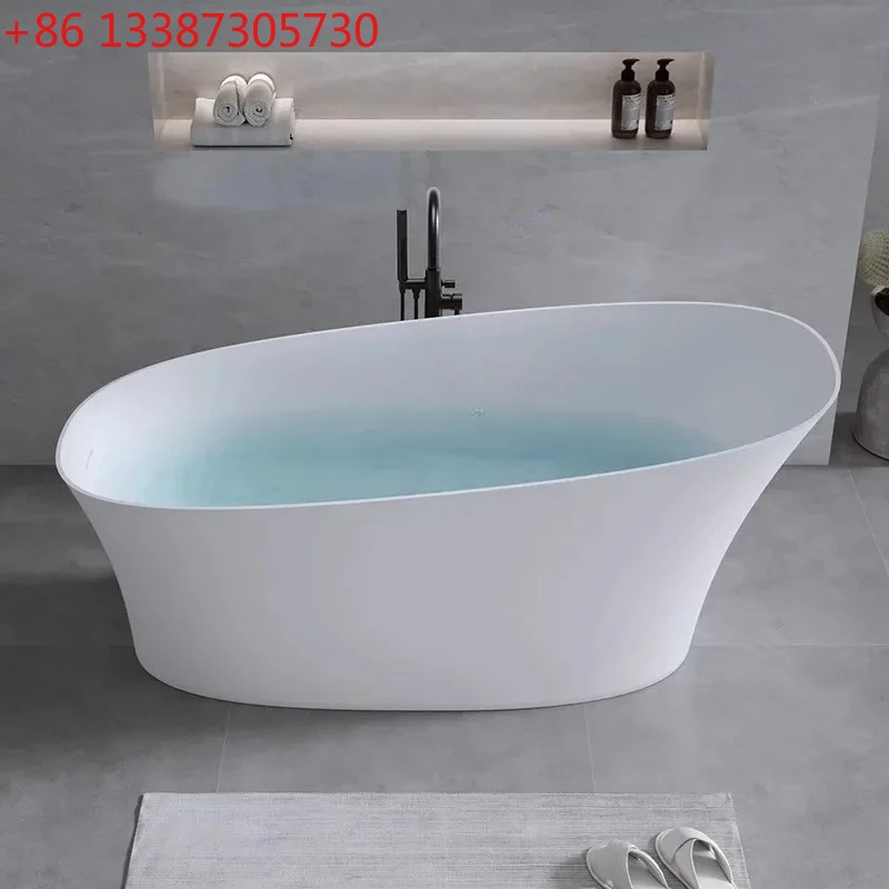 

Встроенная независимая полимерная ванна из ПММА для домашнего отеля из искусственного камня