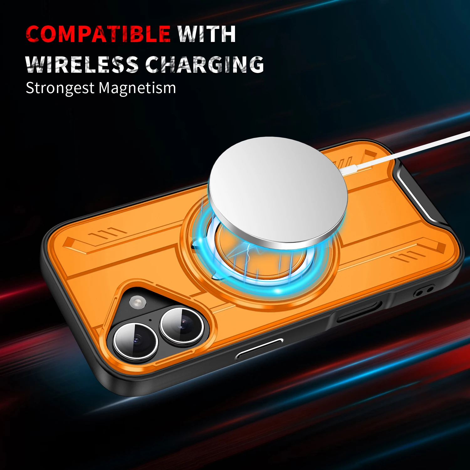 أغطية حماية مدرعة مضادة للسقوط لهاتف آيفون 17 برو ماكس 17 اير آيفون 17 16 15 بلس 14 13 12 برو 16e آيفون 15 آيفون 16