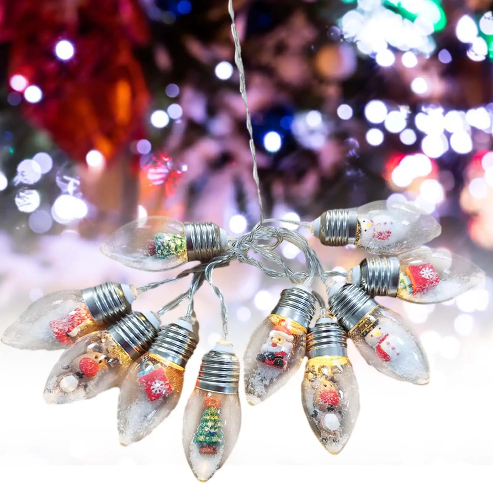 Luci a stringa di fiori decorazioni natalizie a LED con luci a stringa per camera da letto
