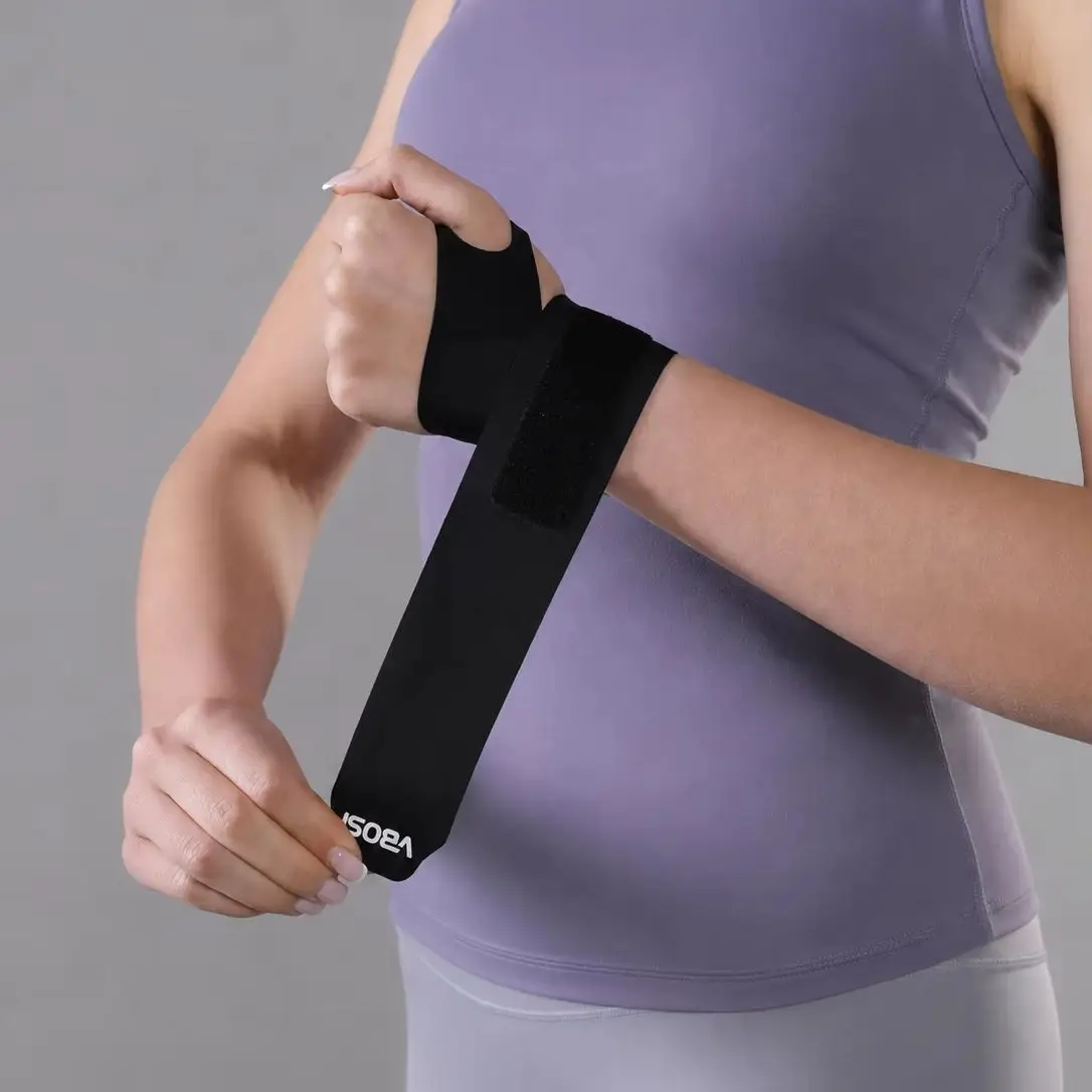 VBOSi 1-teilige leichte, verstellbare Handgelenkbandage – Unterstützung für Arbeit, Badminton und Fitnessstudio, Training für Männer und Frauen