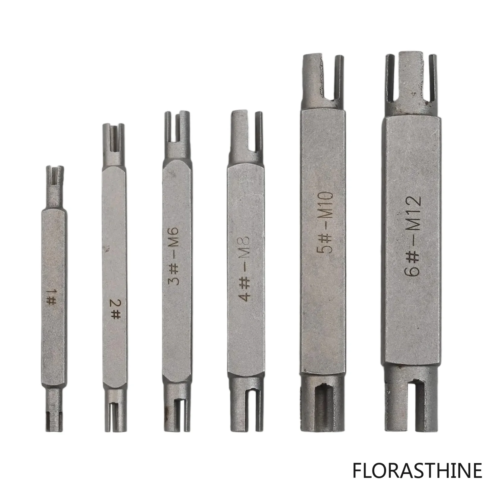 6PCS Double Head Extractor Broken Tap Extractor Projects Set Tap Double-ended Design Easy to Use