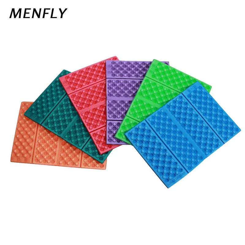 MENFLY przenośna poduszka XPE Ultralight poduszka do siedzenia turystycznego składana mata kempingowa Trekking piknik wodoodporna izolacja podkładka plażowa