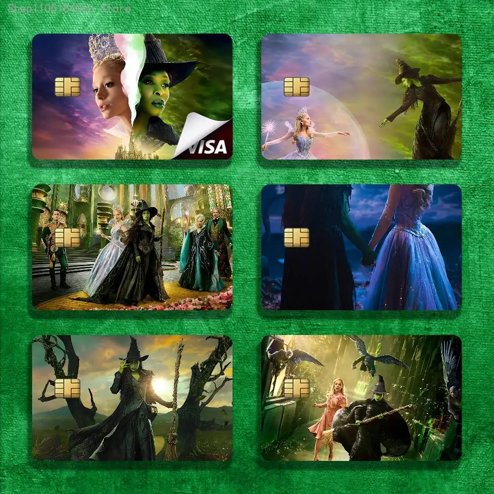 

For Good W-WickedS Stickers Credit Visa Debit Bank Charge Card Bus Metro Waterproof Sticker Decal Decoration