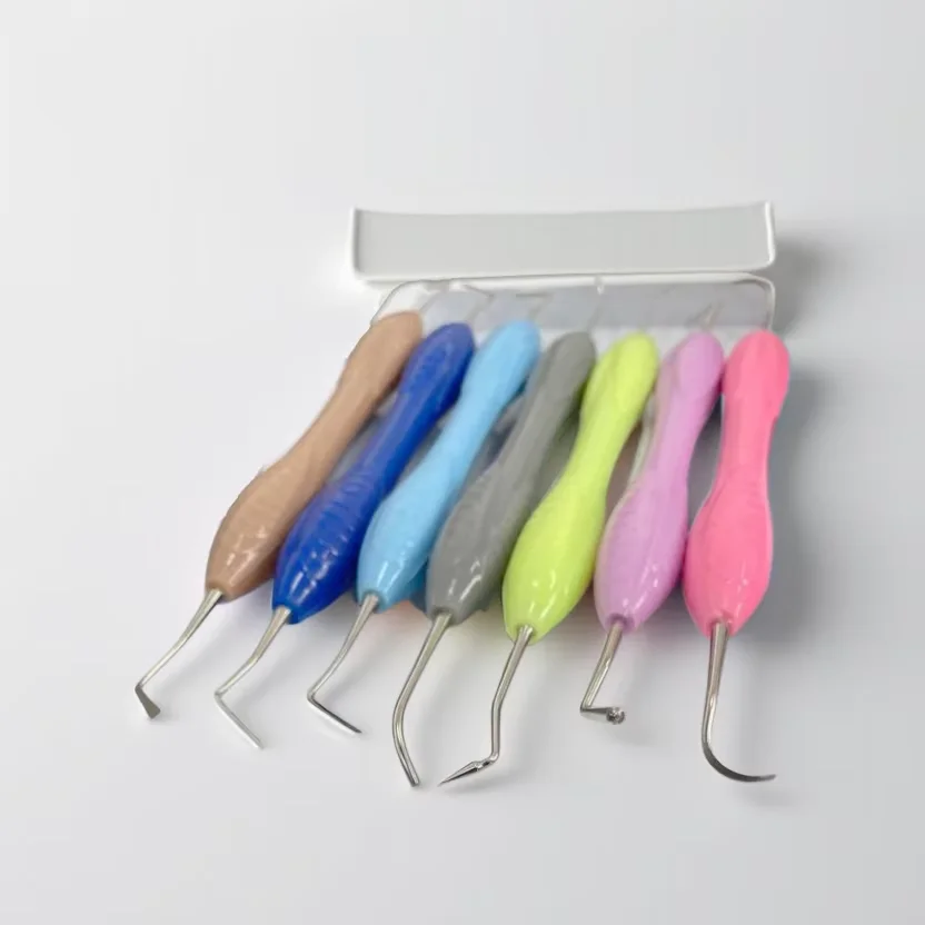 

Dental Composite Resin Filling Spatulas Aesthetic Restoration Set Autoclavable Disinfection Box Dental Instrument