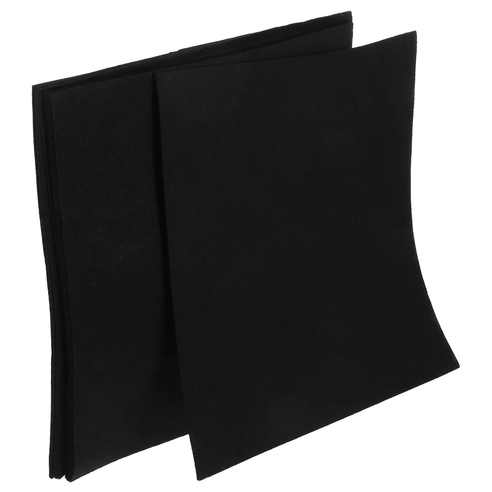 

20Pcs Black Felt Sheets Soft Fabric Squares 30x30cm DIY Craft Sewing Quilting Patchwork Art Project Fabric Cloth