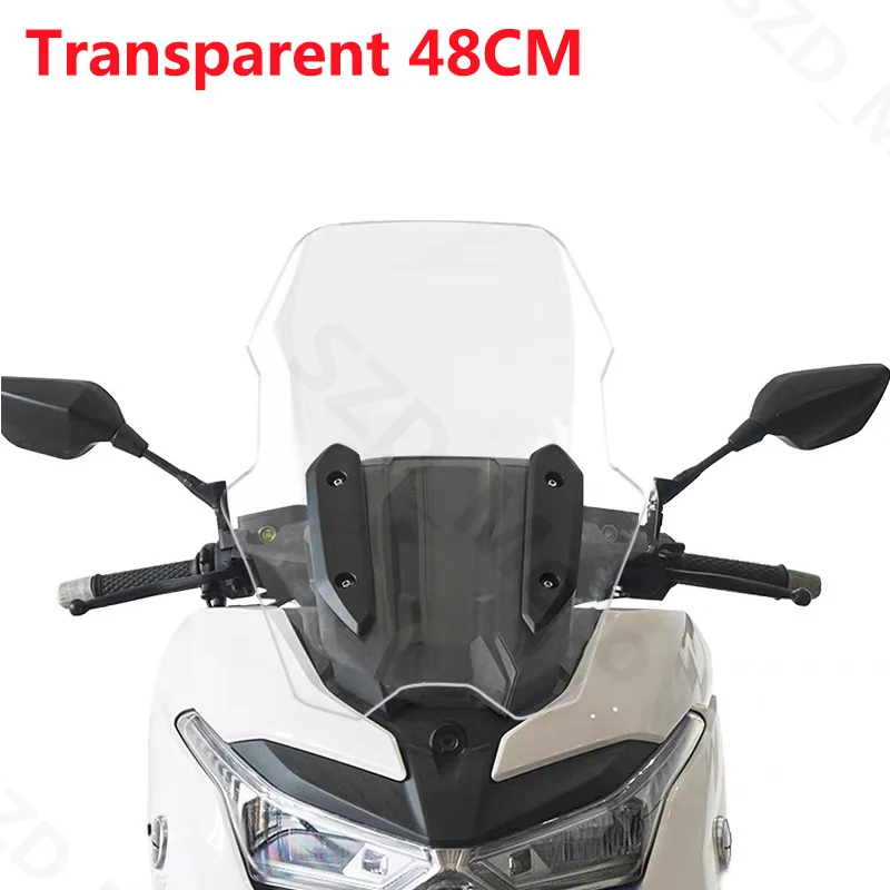 For LONCIN VOGE SR4Max SR4 Max SR4Max PLAY SR4 Max PLAY Motorcycle Windshield Windscreens Wind Deflectors Viser Visor Gray