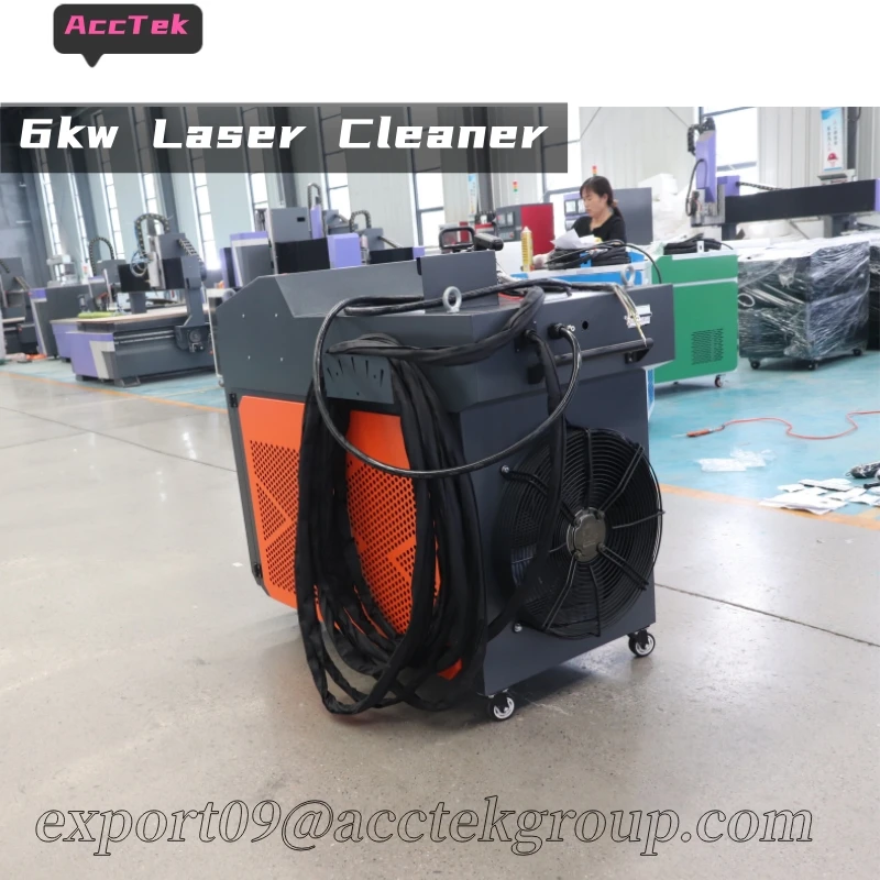 

Оптическая трендовая лазерная чистящая машина для металлов 6 кВт Max Raycus CNC Полуручной лазерный инструмент для удаления краски для граффити Инструмент для очистки эпоксидной смолы
