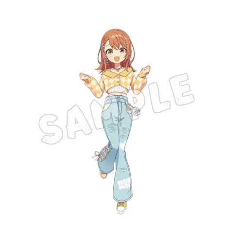 مشروع Sekai أنيمي موموي إيري الاكريليك حامل نموذج الشكل تأثيري لوحة حامل توبر الكرتون عيد ميلاد المشجعين هدية الكريسماس