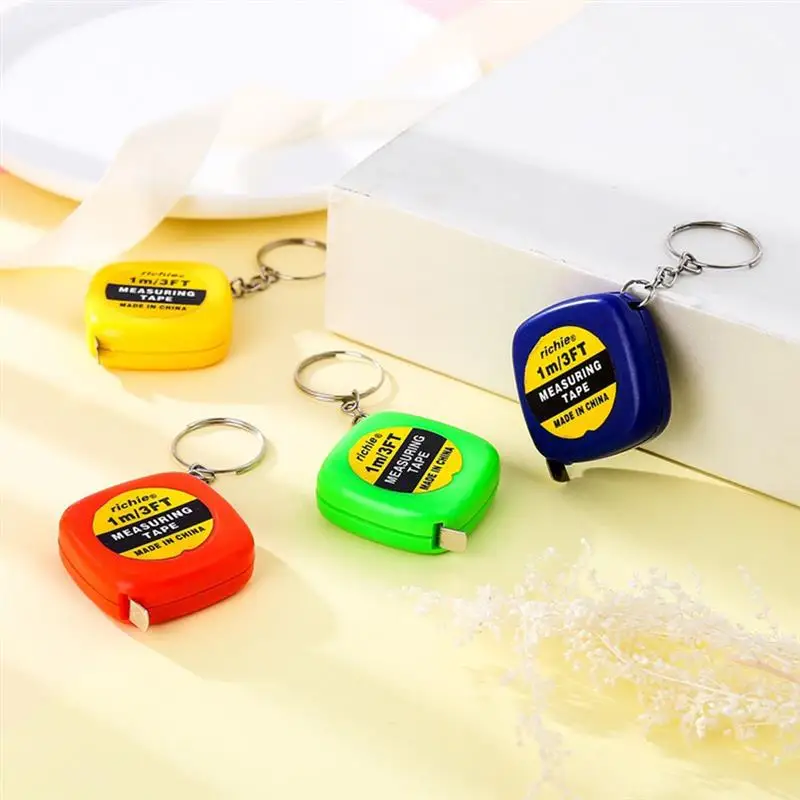 Tape Measure Measuring Retractable Mini Kids Cloth Measurement Sewing Keyring Bulk Toy Ruler Key Tailor Dressmakers Cute Diy