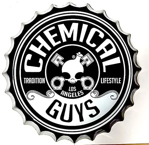 Retro Sign Chemical Lifestyle Guys Bottle Caps Retro Metal Tin Sign Diameter  Home Decor Bar Plaque Lounge Man Cave Garage