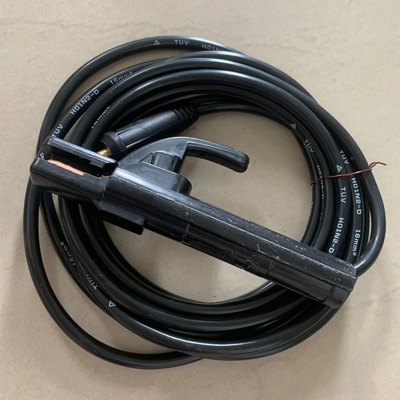 5M Welding Accessories For Welding Electrode Holder 200Amp Manual MMA Arc Welding 10-25Mm Connector And Lead Cable