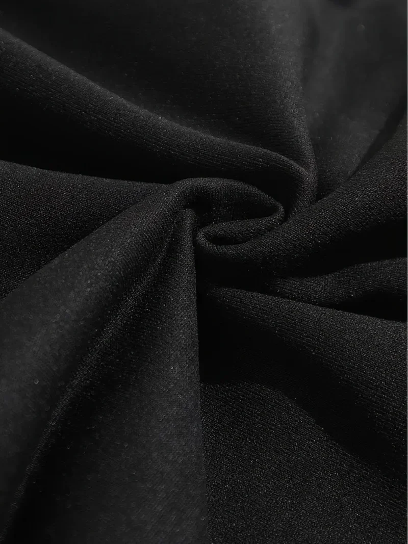 هوديي برسومات "CROOKS & CASTLES" للرجال - بلوفر كاجوال من البوليستر البني مع غطاء رأس برباط وأكمام طويلة وجيب الكنغر #4