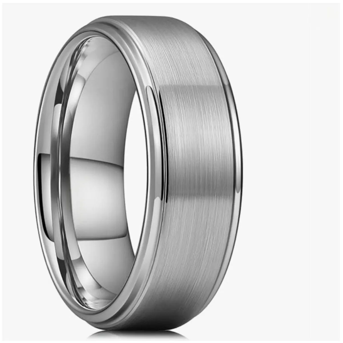 PT950 Platinum ทังสเตน 6 มม.9 มม.แหวนหมั้นแหวน 10K เพชรแท้งานแต่งงานแหวนที่กําหนดเอง rose gold