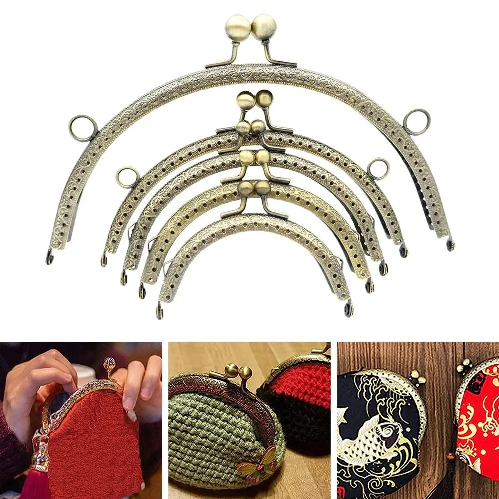 إطار محفظة معدني صغير قبلة المشبك حقيبة الأجهزة خمر محفظة المشبك إطار حقيبة إطار مشبك حقيبة صنع #3