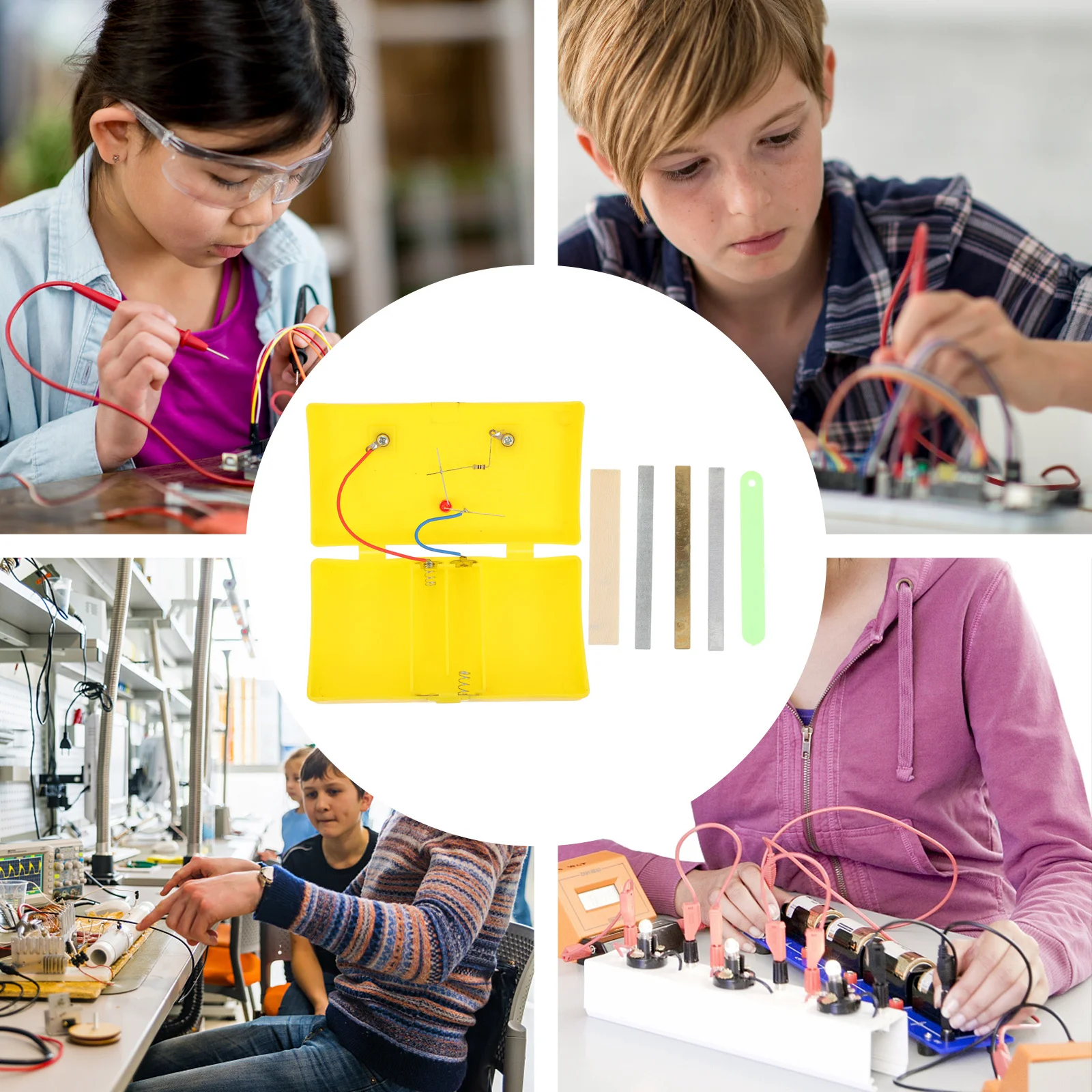 

Conductivity Experiment Material Effective Science Experiment Kit for Teachers to Demonstrate Physical Principles Clearly and