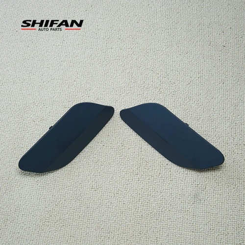 Imagen 2 del producto Cubierta de arandela de Faro de parachoques delantero, tapa de boquilla sin pintar para Audi A7 2011-2014, accesorios de coche, 4G8955275 4G8955276