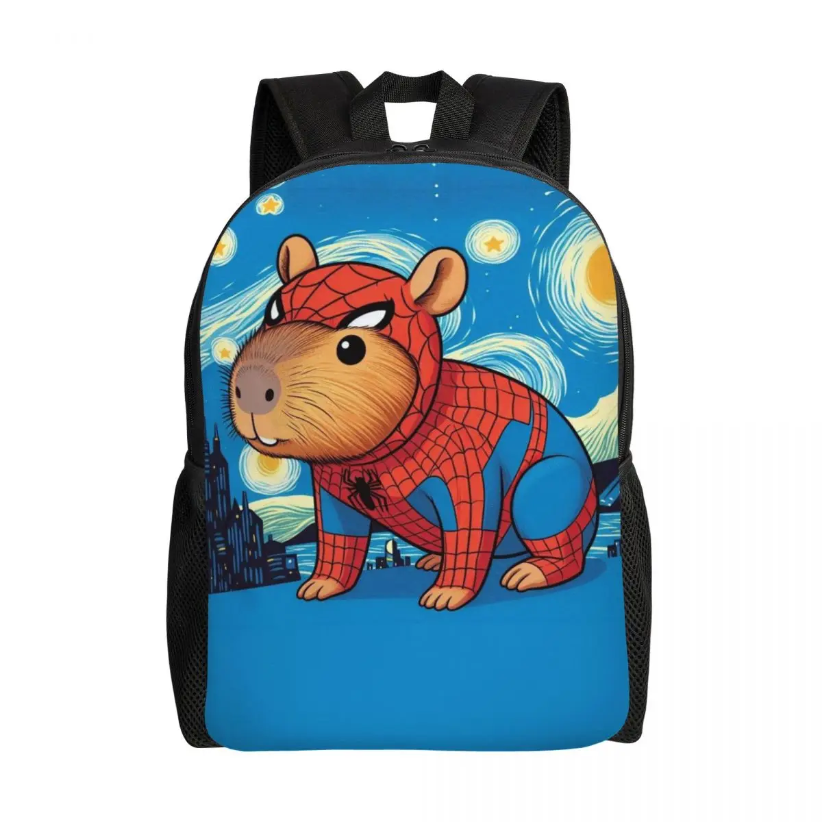 

Custom 3D Printing Capybara Backpacks for Boys Girls School College Travel Bags Men Women Bookbag Fits 15 Inch Laptop