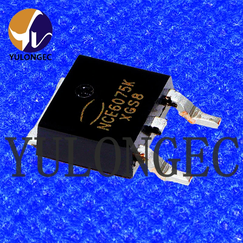 

10PCS NCE6075K N-Channel Power MOSFET 60V/75A 11.5mOhms TO-252 Chip Original