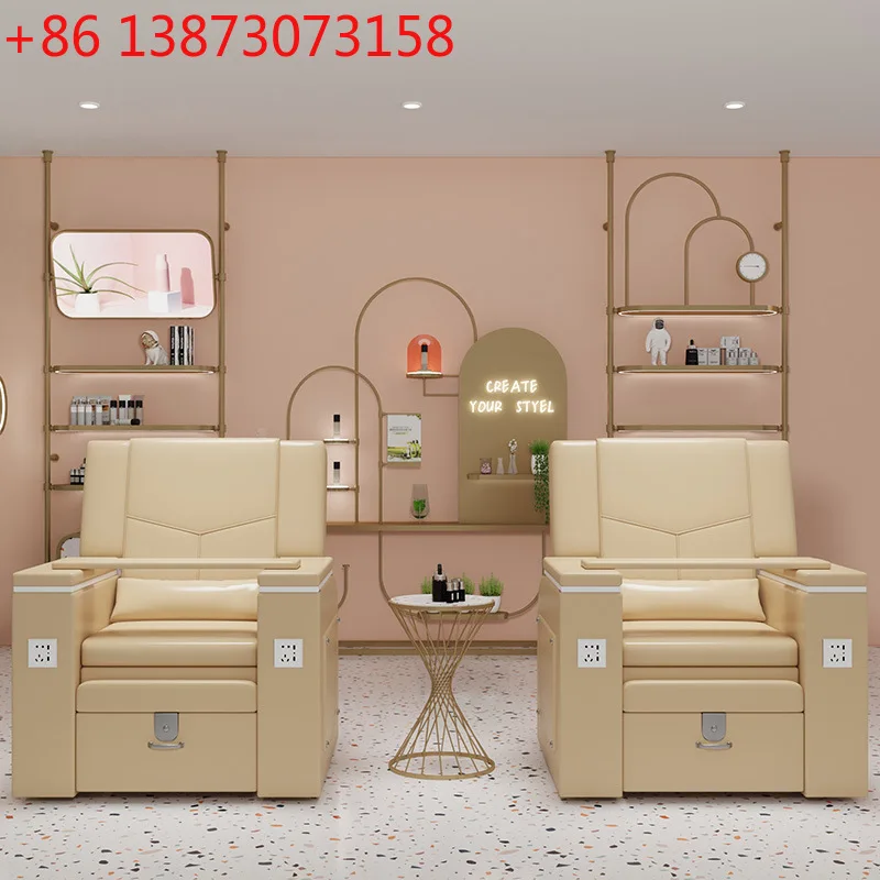 

Nail art sofa, electric foot bath massage chair, hand and foot care multifunctional wash chair, special eyelash sofa foot c