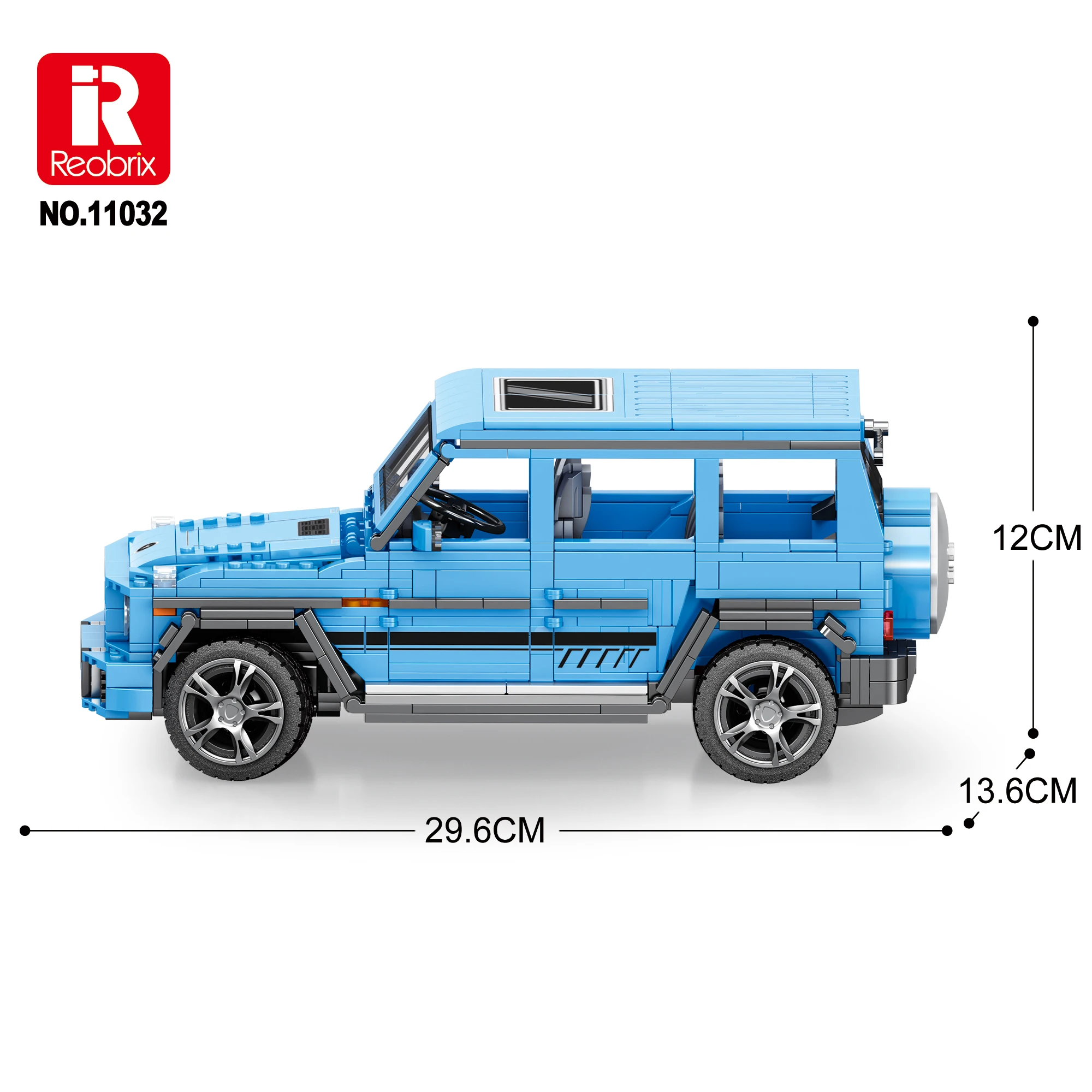 Technical MOC-bloques de construcción de vehículos todoterreno SUV para niños, ladrillos de montaje de modelos, juguetes de ladrillo para niños, regalo de Navidad, 1:16, G63, G65