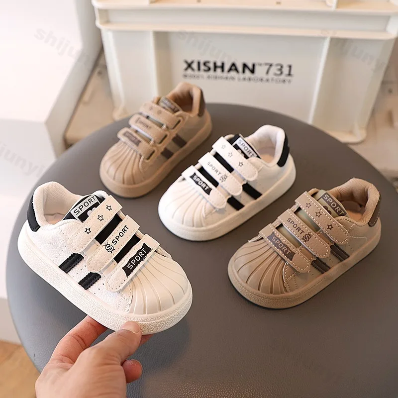 

2025 Spring New Childrens' Fashion Trend Casual Shoes Soft Sole Anti Slip Boys' Comfortable Sports Shoes Girls' Low Top Sneakers