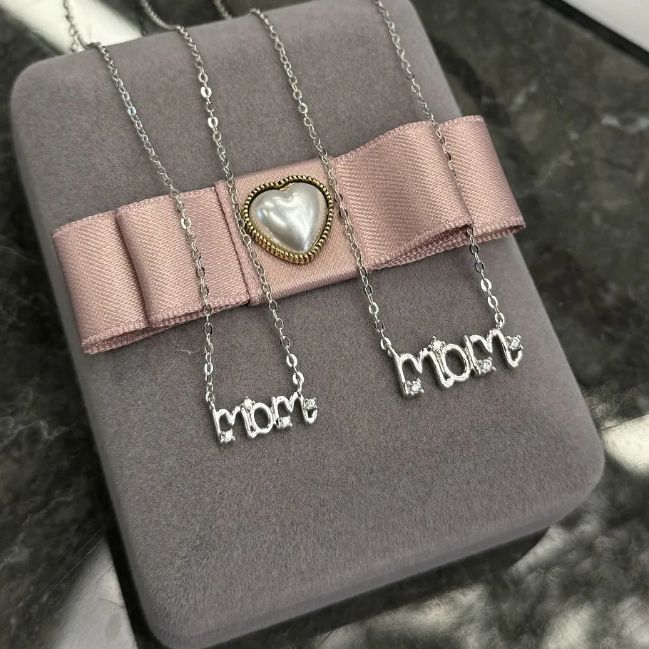 

New S925 Silver Necklace Women's Mother's Day Design 15 and 20MM Exquisite Gift Women's Clavicle Chain