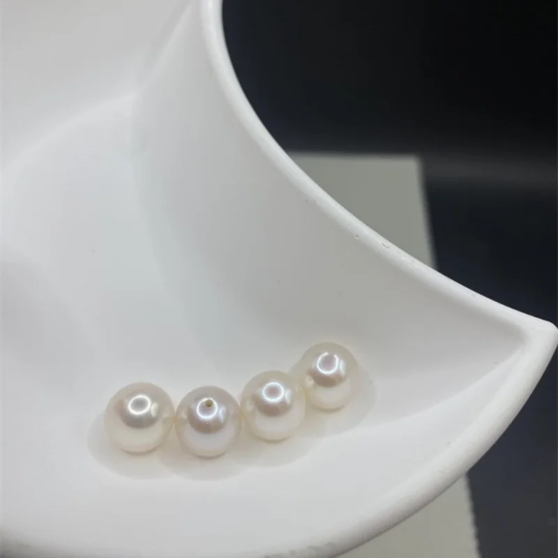 2pcs/lot 2mm-8mm Natural Freshwater Pearl 5A Quality Perfect Round Blemish Free Loose Beads Pearls for DIY Jewelry Pendants