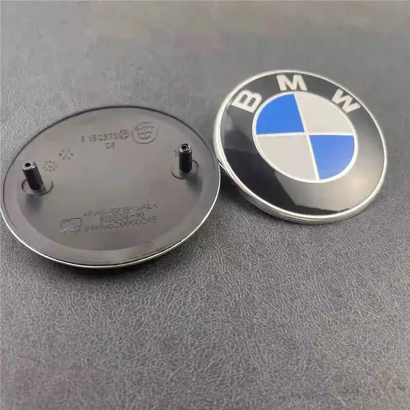 2 قطعة 74 مللي متر 82 مللي متر شعار غطاء السيارة الأمامي ، شعار الباب الخلفي الخلفي مناسب لسيارات BMW E36F20 E46 E39 E38 E90 E53 X3 X5 X6 M E60 E87 ملحقات #5