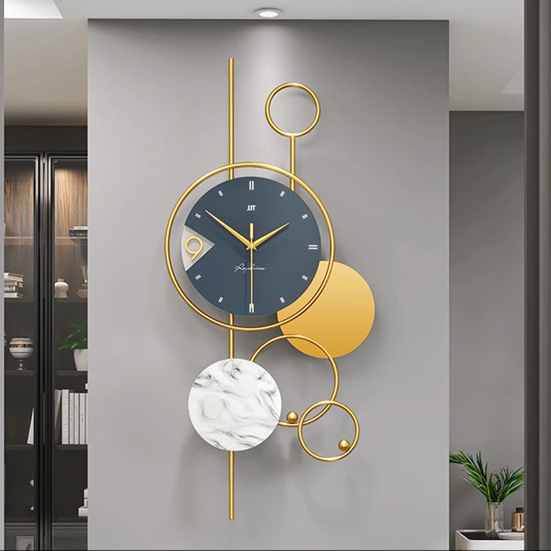 Luxury Wall Clocks Living Room Modern Large Wall Clock Minimalist Home Decoration Clocks Creative Silent Mechanic Quartz Clock