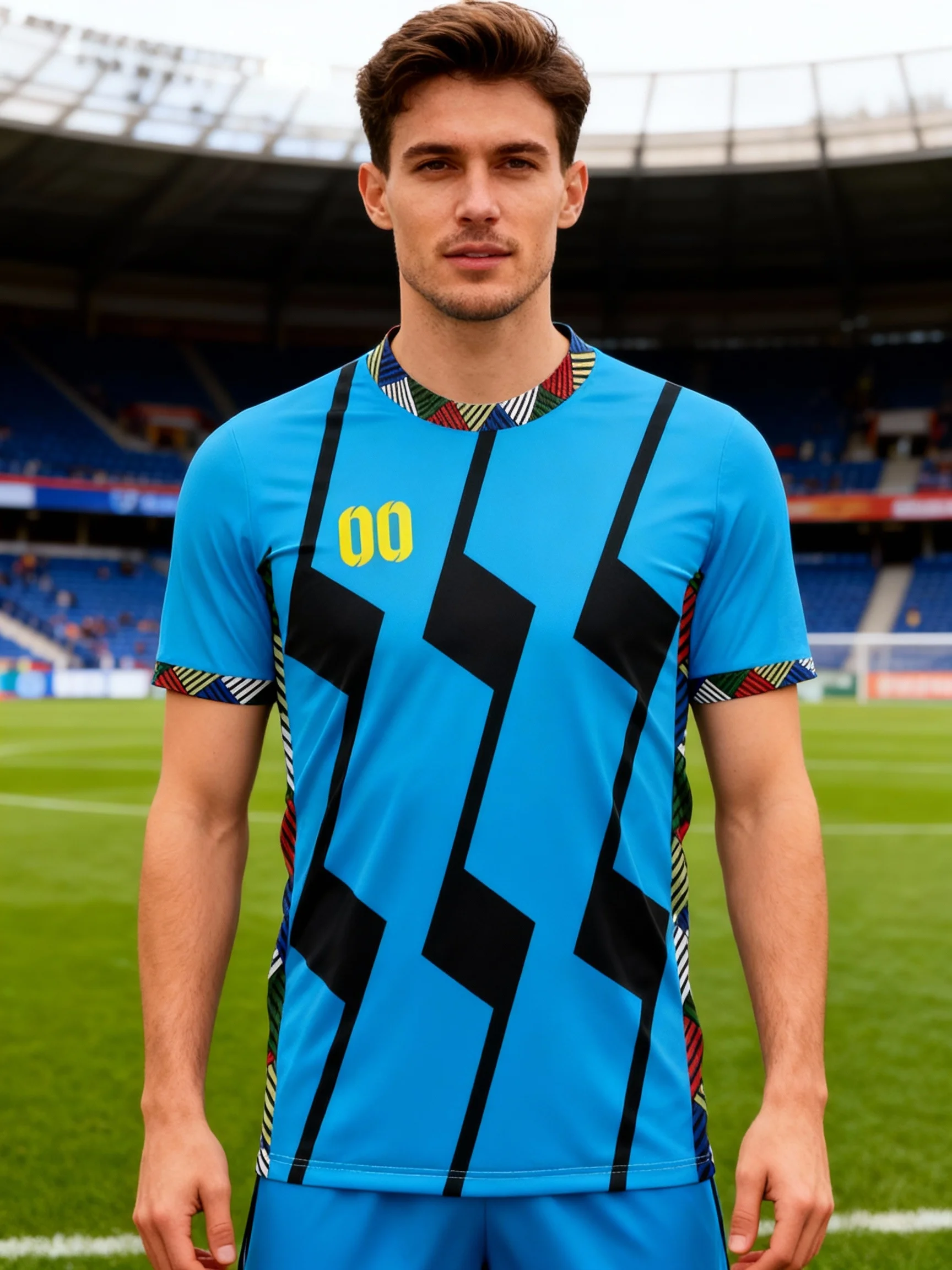 Custom Soccer Jersey - Side Air Vents - close-up view