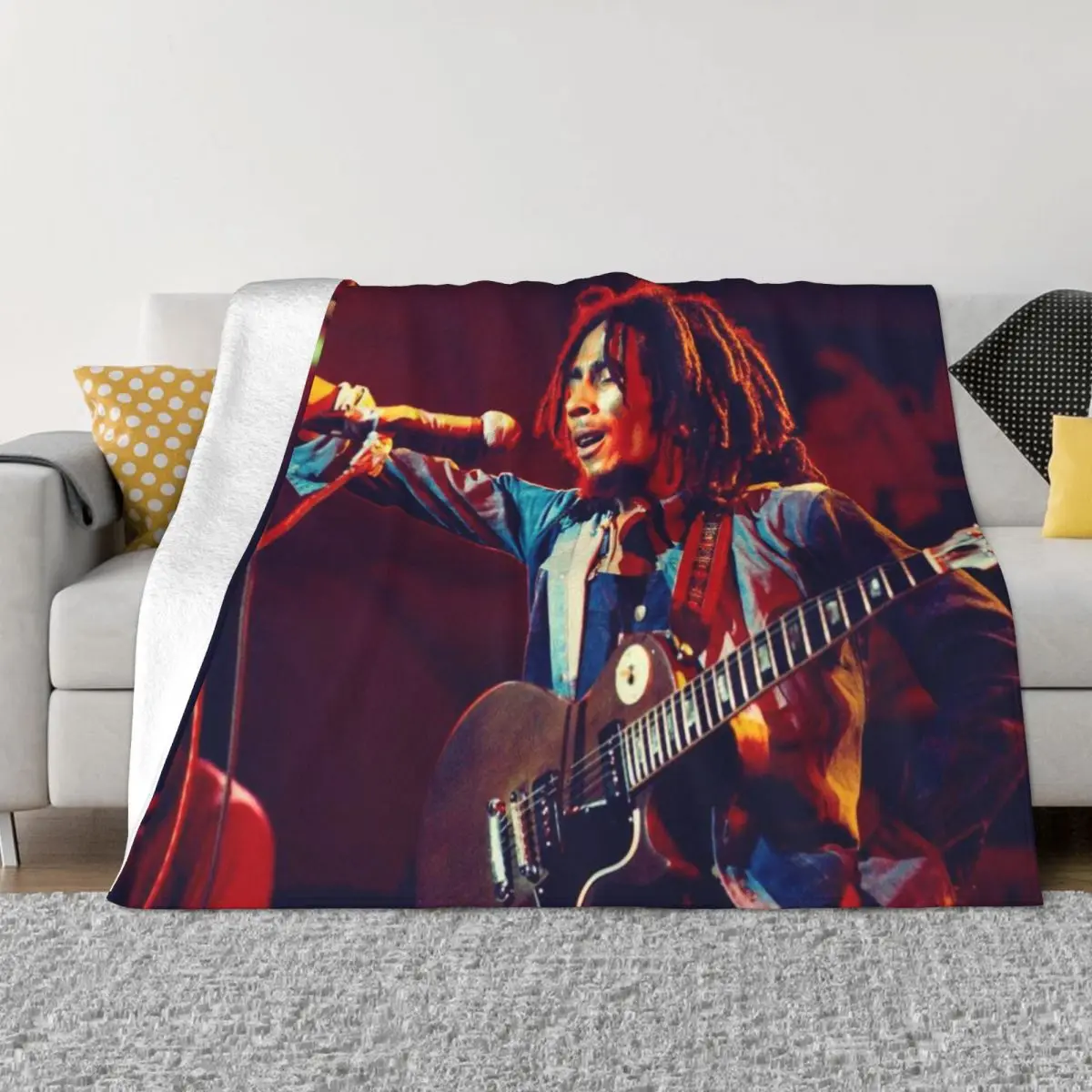 

Bob Marley 000487, домашнее одеяло для кровати, пляжное одеяло, комфортное теплое, мягкое одеяло для дома и украшения