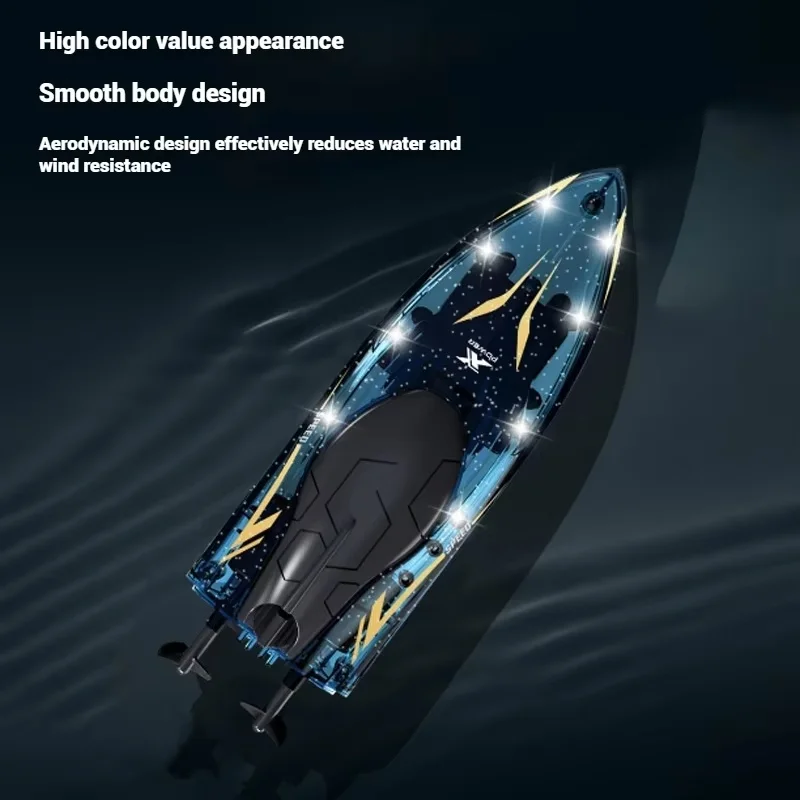 جديد حار بيع التحكم عن بعد حيلة 802 قارب عالي السرعة مع ضوء حيلة المتداول ضوء لعبة الماء للأطفال نموذج قارب اللعب