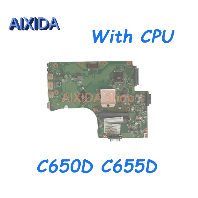 

AIXIDA 6050A2357401-MB-A02 V000225010 Mainboard For TOSHIBA Satellite C650D C655D Laptop Motherboard DDR3 Free CPU Full test