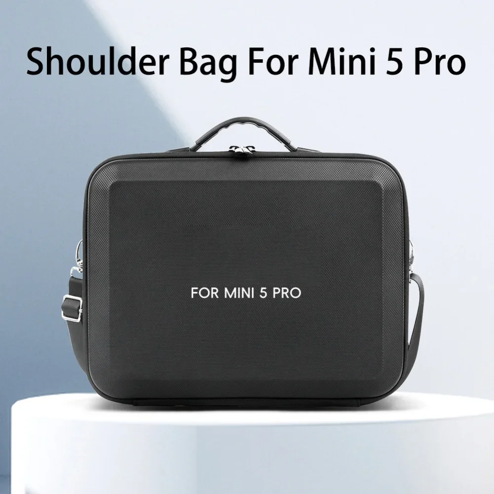 

Чехол для переноски дронов 35x9,5x27 см, многофункциональная водонепроницаемая портативная дорожная сумка из искусственной кожи для DJI Mini 5 Pro, аксессуары для хранения