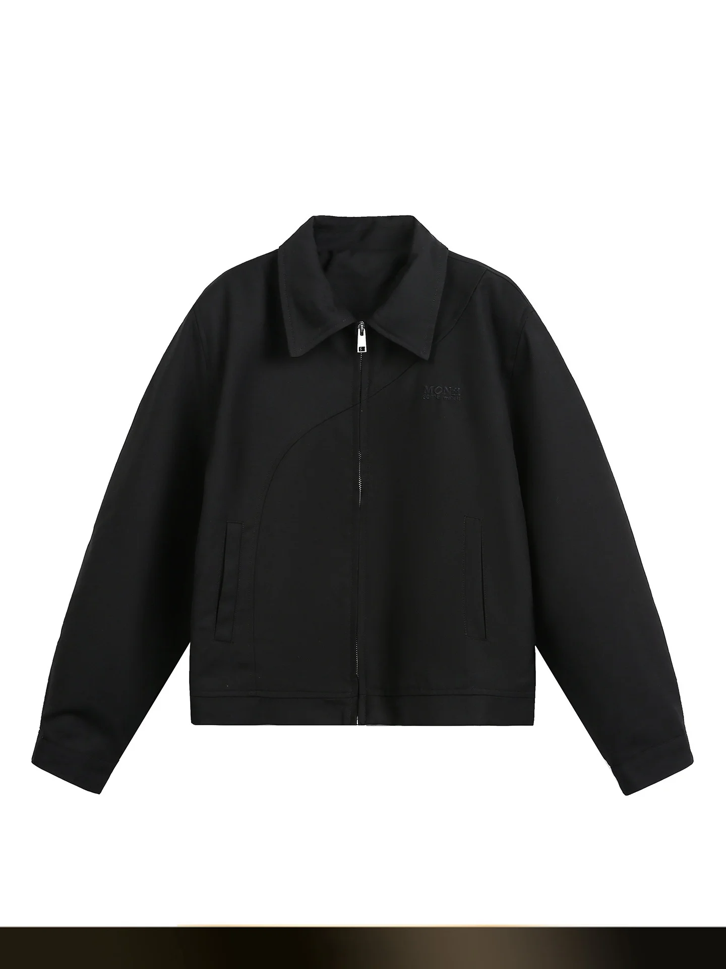 

American Retro ort Tailored Jaet Loose Casual Sle Youth ular Polyester Fiber Workwear Coat for Autumn Season