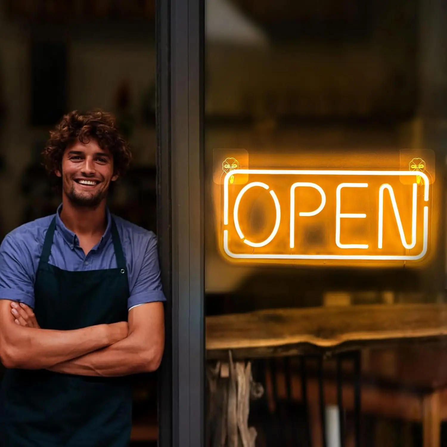 Open Neon Sign USB Powered Business LED Light for Store Restaurant Bar Spa Decoration Art Wall Light Advertisement Board