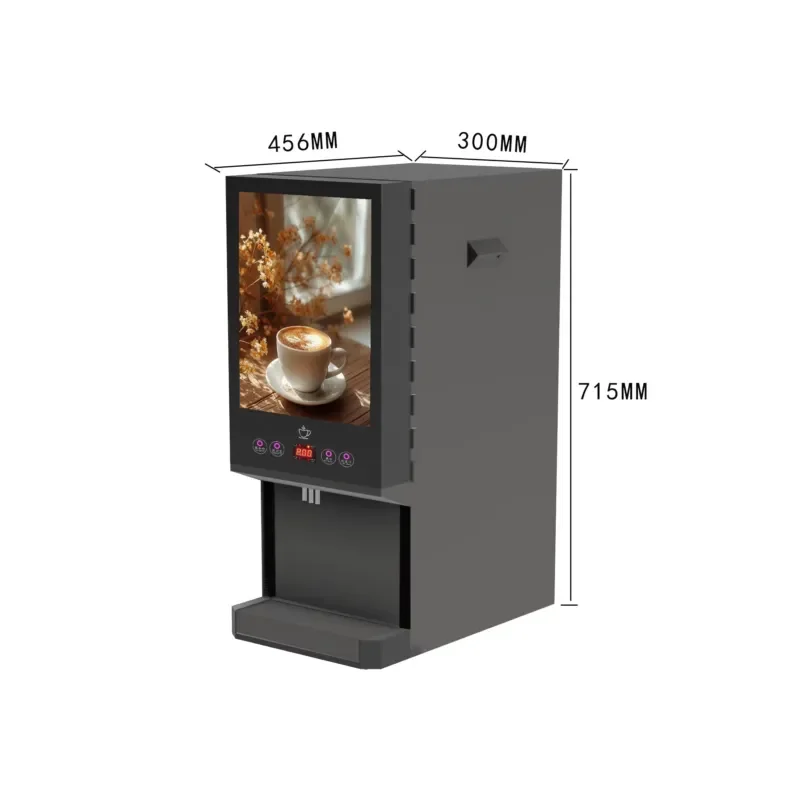 Manufacture Desktop Fully Automatic Espresso Blend 8 Hot Drinks Commercial Espresso Coffee Vending Machine