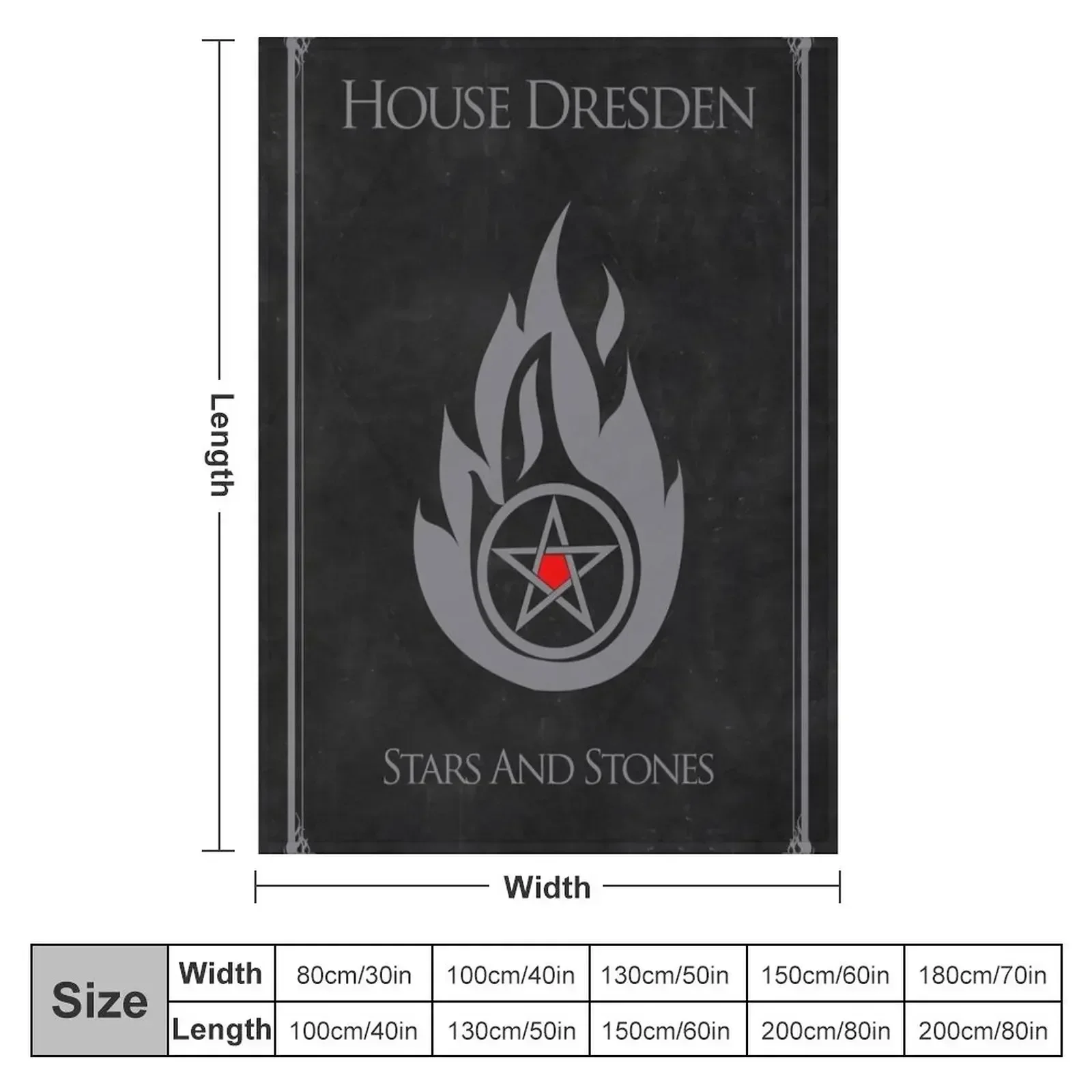 House Dresden - Stars and Stones Throw Blanket Thermals For Travel Weighted Baby Blankets