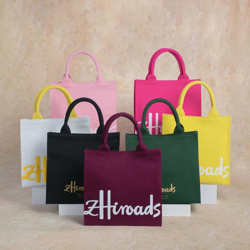 Brand Luxury Small Cotton Tote Bags for Women Thickened Fabric Shopping Travel  Ladies Handbags