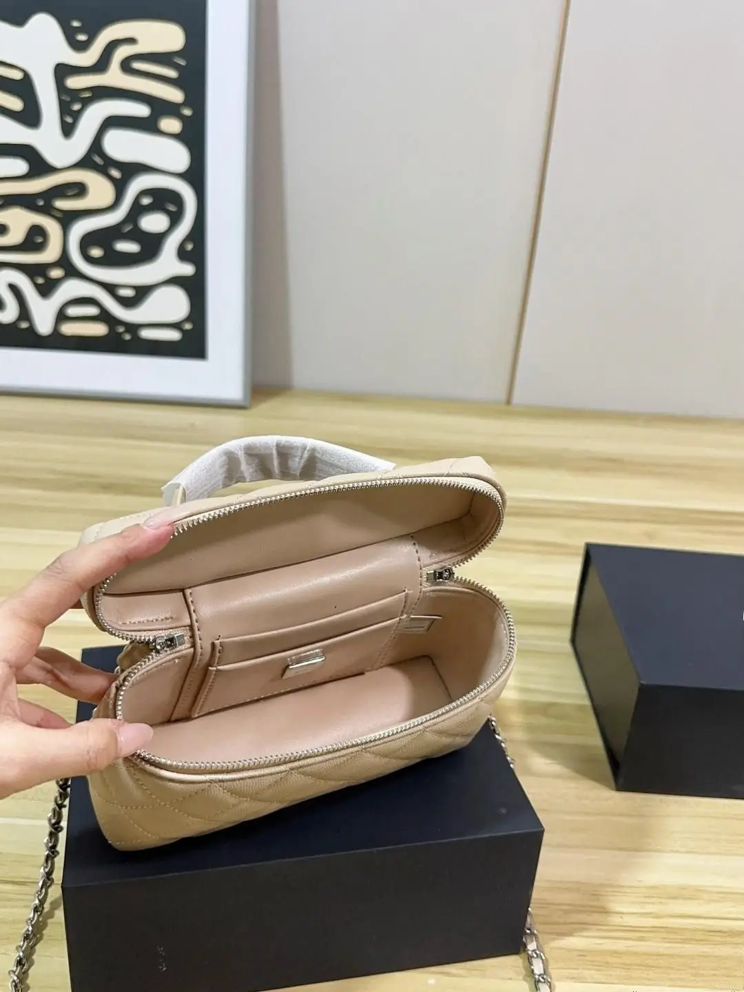 Multi-Compartment PU Shoulder Bag — product information 1