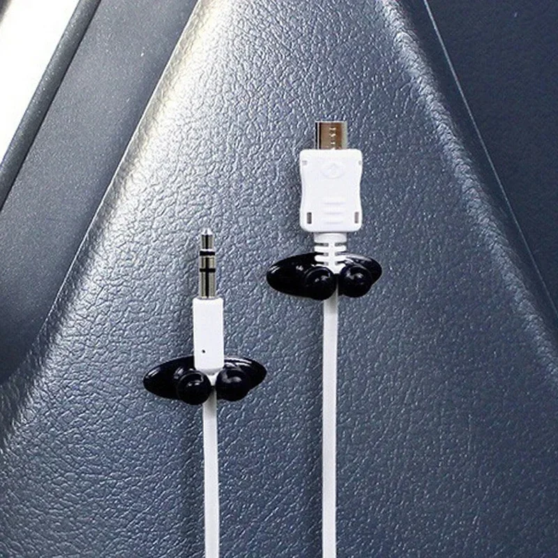 Kabel-Organizer-Clips, verstellbare Kabelbinder, selbstklebende Tischkabelklemmen, Kabelhalter für Auto, Handy-Ladekabel, Kabelaufwickler