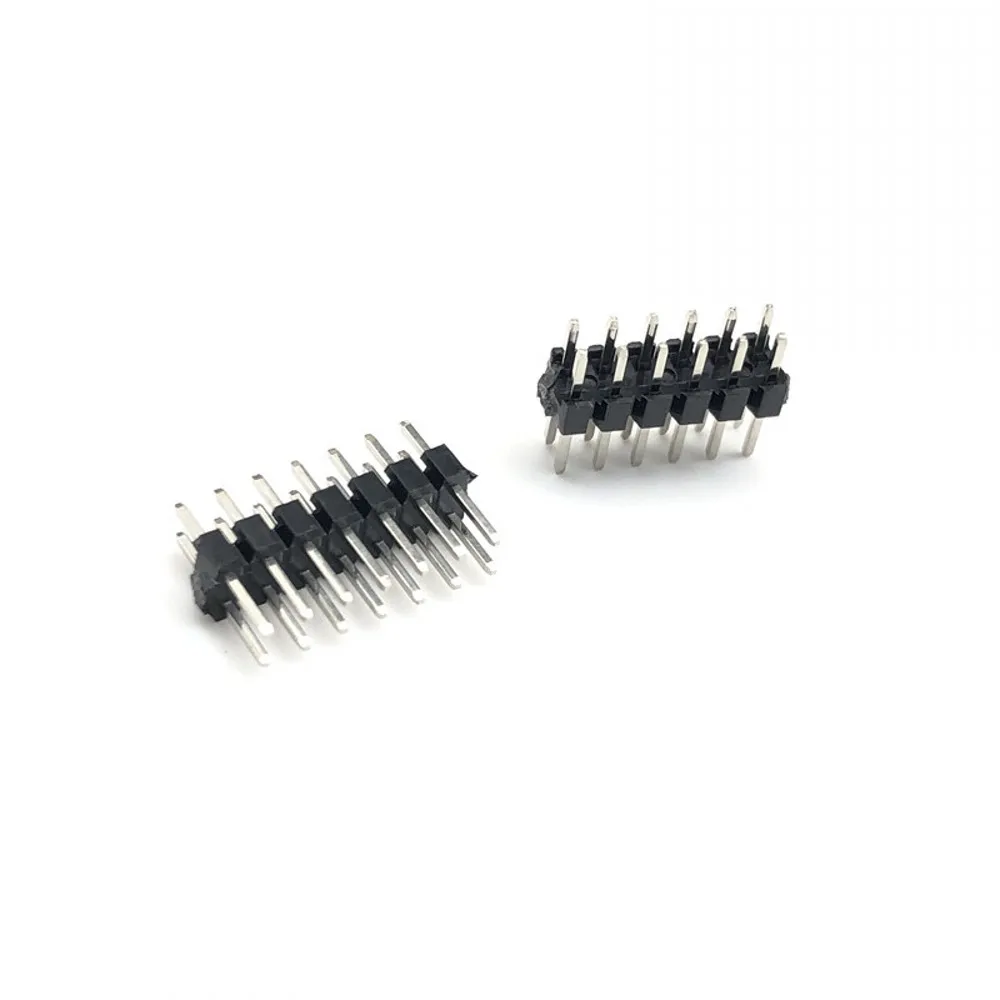 100 Teile/los 2,0mm Stecker Header Pins 2*2/3/4/5/6/7/8/10/12/14/15/20/40P 2mm Zweireihig Pin Header Streifen Stecker – Detail 1
