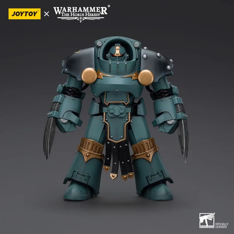 Joytoy Warhammer Action Figure, Filhos de Horus Equipado com Lança-Chamas Pesado e Chainsaw Fist Terminator, 40k, 1:18, Spot Goods