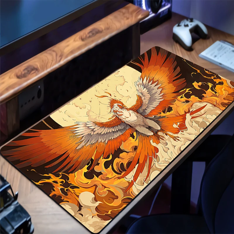 

Mouse Pad Extended Gaming Fantasy Monster Mousepad With Stitched Edges Desk Mat Non-Slip Base Computer Keyboard Pad For Laptop