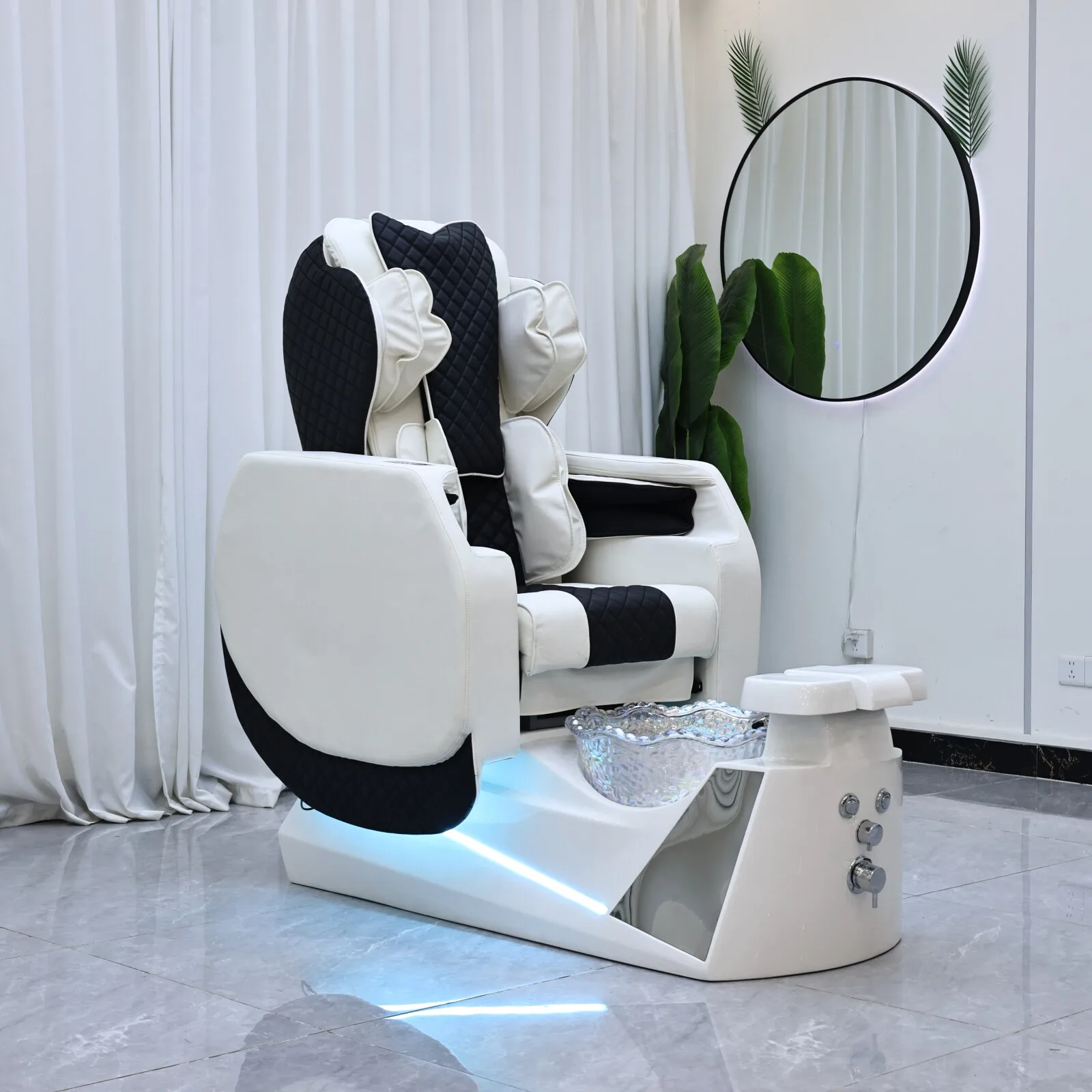 High End Foot Repair Chair, Nail Salon Exclusive Foot Care Chair, Foot Care Massage Chair, Adjustable Foot Bath Therapy Chair