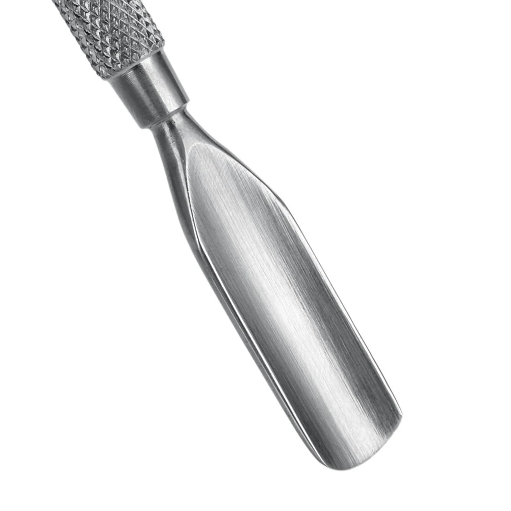 1Pcs Stainless Steel Double-End Nail Cuticle Pusher Dead Skin Remover Durable Manicure Tool Nail Art Polishing Stick Cleaning