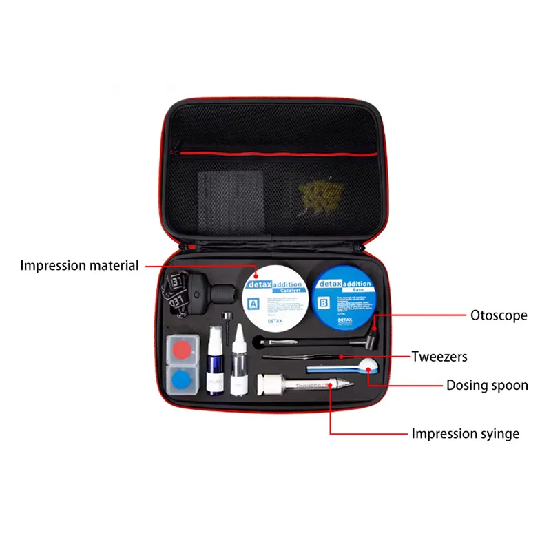 Hearing Amplifier Earmold Making Kit Hearing Aid Custom Ear Impression Taking Kit Accessories Pen Light Headlamp view 5
