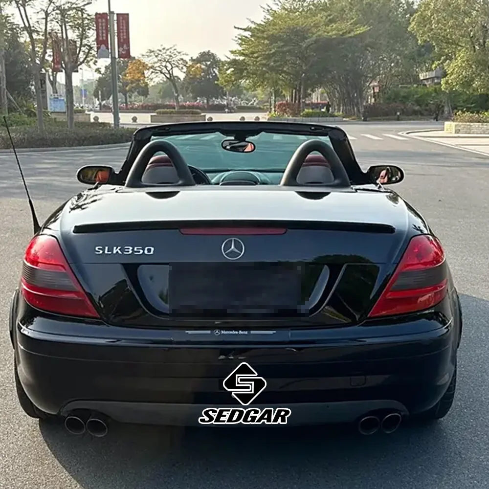 For 2004--2010 Mercedes Benz SLK R171 Trunk Spoiler SLK200 280 300 350 High Quality ABS Plastic Spoiler Trunk Boot Wing Spoiler