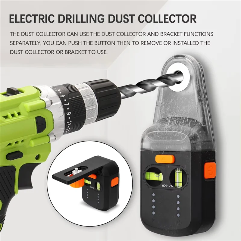 

AT19-2 In 1 Electric Drilling Dust Collector Laser Level For Household Wall Electric Suction Vacuum Tools