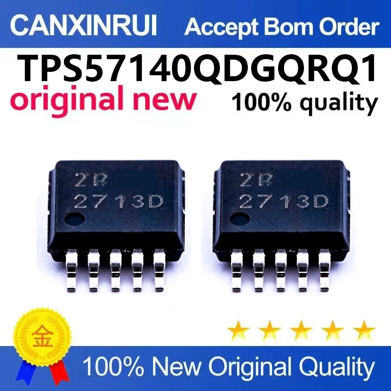 （5pcs-100pcs）Original genuine TPS70140QDGQRQ1 silk screen 5714Q step-down converter chip MSSOP-10